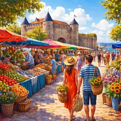 Marché du Château d'oléron