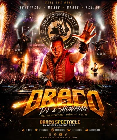 đ„đ„ soirĂ©e musique, Feu Dâartifices et Dj animĂ©s par Draco đ„đ„