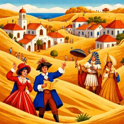 visite insolite en costume : le village enfoui sous les sables