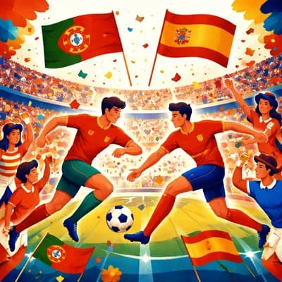 Coupe du Monde de football : Portugal 🇵🇹 / Espagne 🇪🇸 au Stud’îo