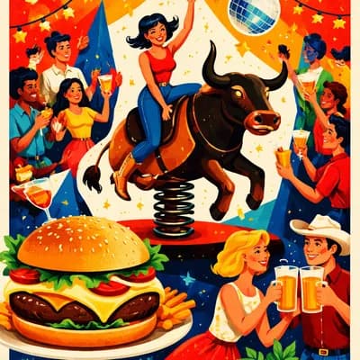 Soirée Taureaux Mécanique /burger