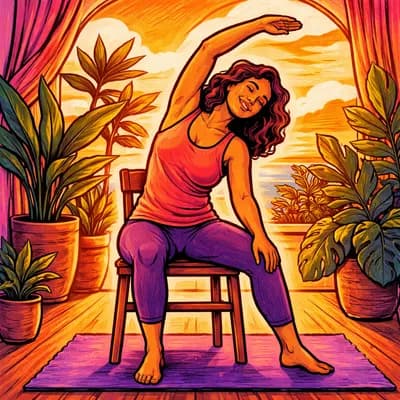 Yoga sur chaise ✨