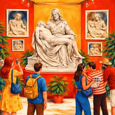 Exposition Photos La Pieta de Michel Ange