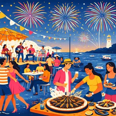 Fête Nationale à Bourcefranc - animations, éclade et feu d'artifice