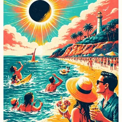 Les Escales Saint Palaisiennes - Eclipse solaire