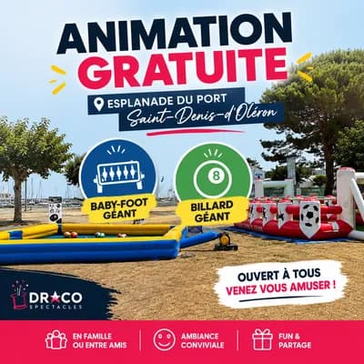 🎉 Animation gratuite à Saint-denis-d’oléron ! 🎉