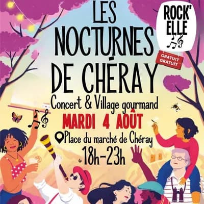 Nocturnes de Cheray: foodtrucks et concert