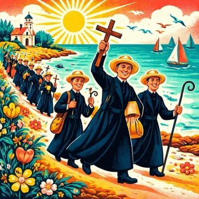 Pélerinage des prêtres déportés de l'île Madame