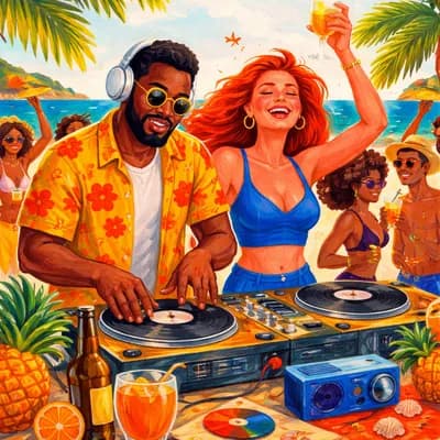 Dj Set Retour de plage avec Ravi Thérèse