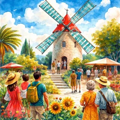 Visites du moulin à vent de la Plataine à Bourcefranc le Chapus