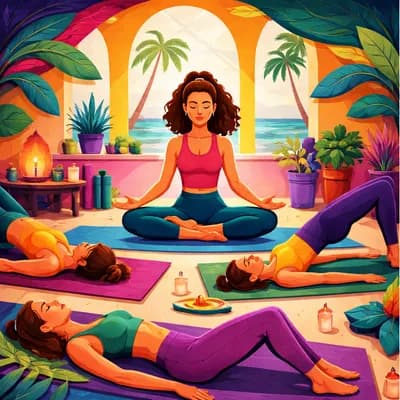 cours de Pilâtes avec relaxation guidée par Marine Sport&bien-être