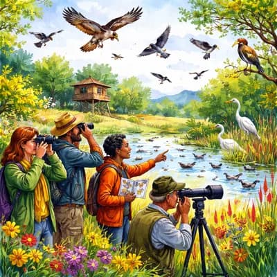 Points d'observation des oiseaux - Semaine de la Migration avec la LPO