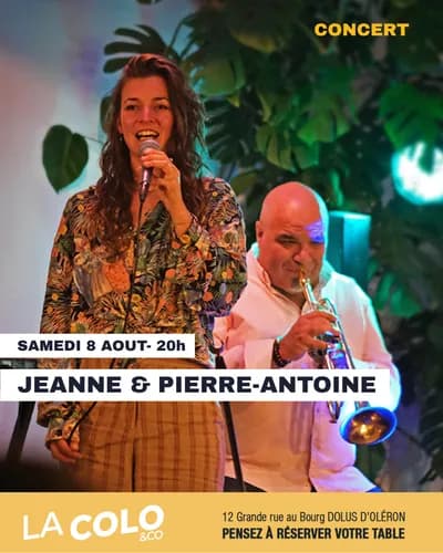 Concert Jeanne & Pierre-antoine à la Colo&co