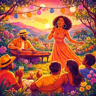 festival au jardin, improvisation kotamo et voix