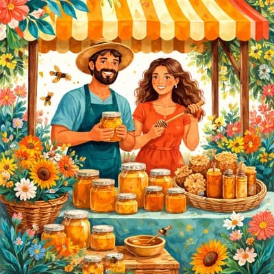 Vente de miel artisanal au Nectar du Pertuis