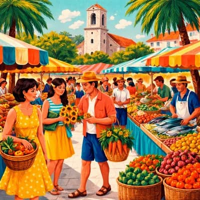 Marché St Georges D'oléron