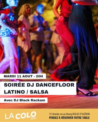 Soirée Latino/salsa à la Colo&co