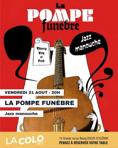 Concert de jazz manouche - La Pompe Funèbre à la Colo&co