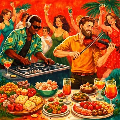Vendredi Gourmand animé par un Dj Set et Nicolas Frossard au violon !