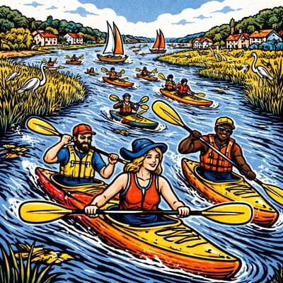 Remontée de la Seudre 2026 - Randonnée Kayak