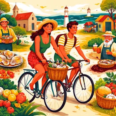 Balade-dégustation à vélo « Pierres, métiers et traditions d’oléron »