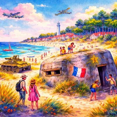 Les vestiges de la Seconde Guerre Mondiale à Saint-Georges-de-Didonne