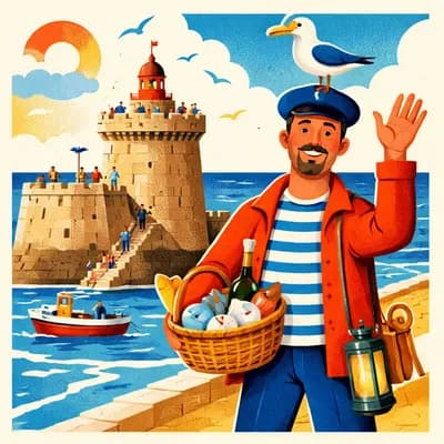 Les visites du gardien au Fort Louvois