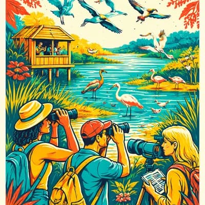 Point d'observation des oiseaux - La Lasse