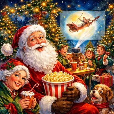 Projection Film de Noël - Santa & Cie
