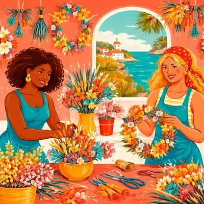 🌸🌿🌼🌿 Atelier De Création En Fleurs Séchées De L'île D'oléron 🏵️🌿