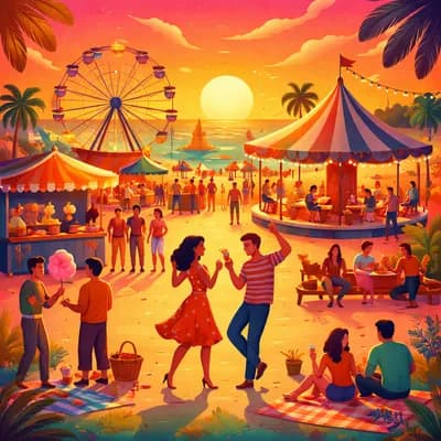 Parc Éphémère d’été par le comité des fêtes de Nieul sur Mer