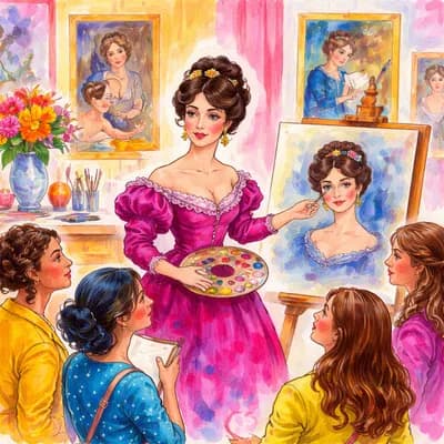Visite guidée : Portrait de femmes artistes, l’exemple de Madame de Mirbel