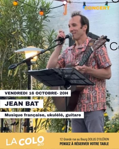 Concert de Jean Bat à la Colo&co