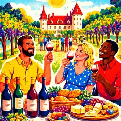 Dégustation Bordeaux-château Croix de Labrie