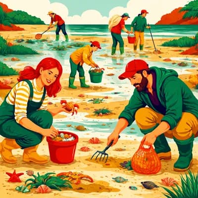 Découverte de l'estran sablo-vaseux/sensibilisation pêche à pied