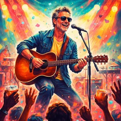 Concert avec Jeff (guitare et chant année 60 à nos jours)