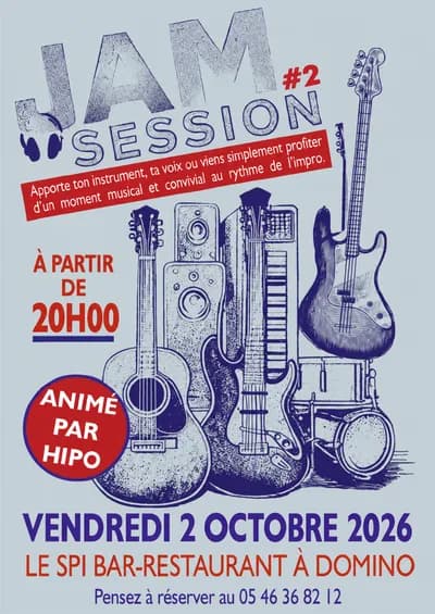 Le Spi: soirée scène ouverte Jam animé par Hipo.