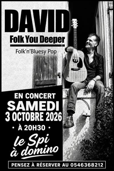 Le Spi: concert de David Bauche à 20h.