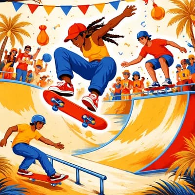 Skateboard compétition