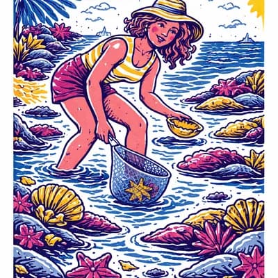 💙🐚p'tite pêche à pied🐠🫧
