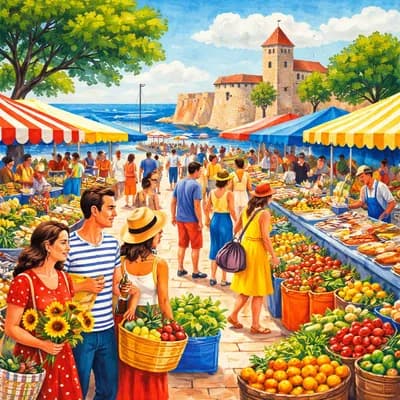 Marché du Château-d'oléron