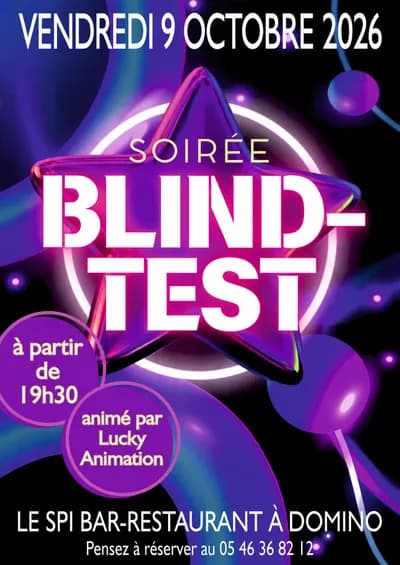 Le Spi: Blind Test animé par Lucky Animation à 19h30.