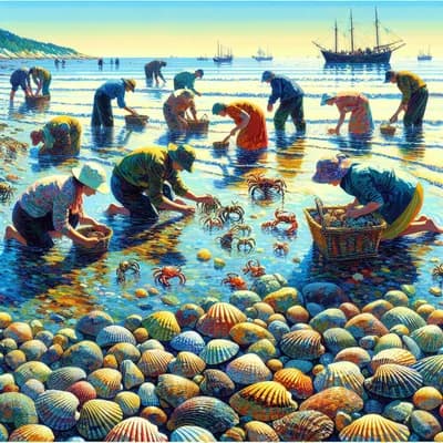 đ đactivitĂ© pĂȘche Ă pied đ đŠ