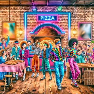 soirée années 80 le 15 mars à la pizzeria la casa giorgiani