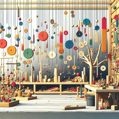 Atelier mobiles en bois flotté