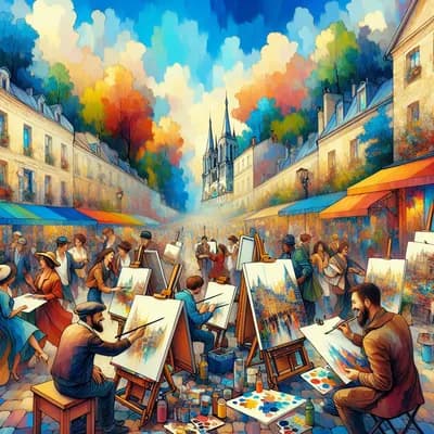 Les Peintres Dans La Rue