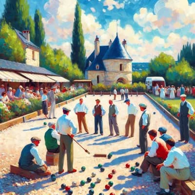 Concours de pétanque