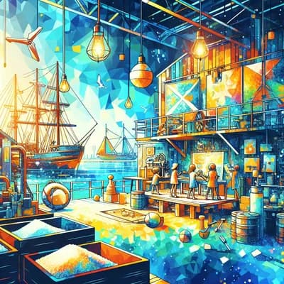 Atelier 4-6 ans "le sel à petits pas" au Port des Salines