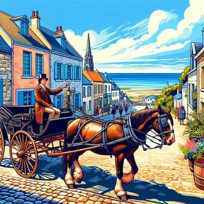 Visite guidée en Calèche du village de Chassiron et de la Côte Atlantique 🐴