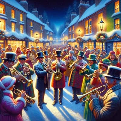 La fanfare de Noël au Charvet